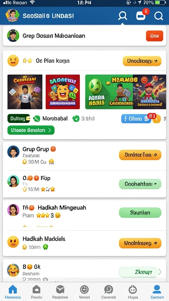 bni789 - Screenshot aplikasi BNI789 menampilkan fitur multiplayer yang seru.