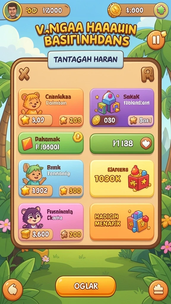 gadaitoto - Screenshot memperlihatkan item spesial yang bisa diperoleh dalam game.