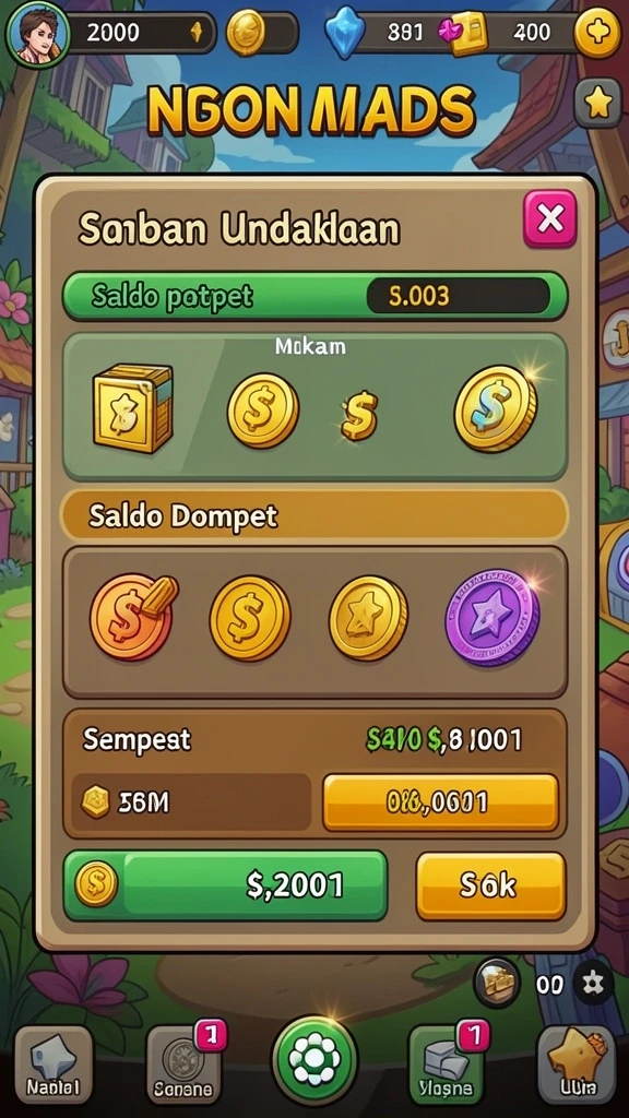 god77 - Tampilan level pertama yang memukau dan penuh warna.