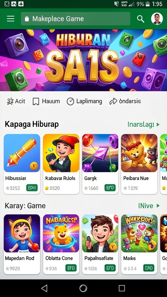 tv888 - Tampilan grafik yang memikat dan modern.